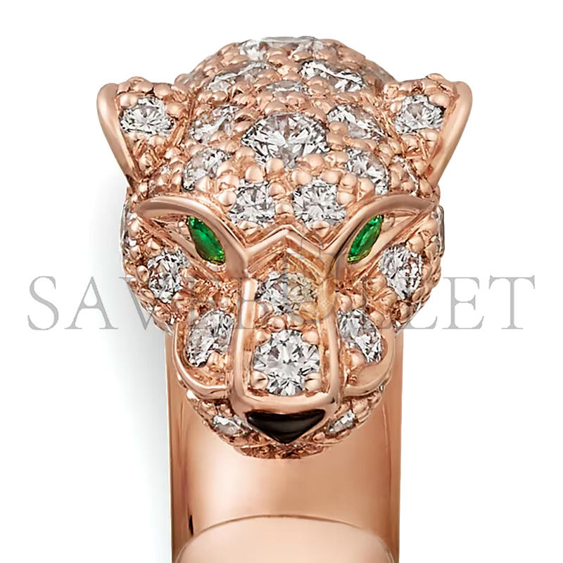 CARTIER PANTHÈRE DE CARTIER RING, SMALL MODEL, SEMI-PAVED N4765700